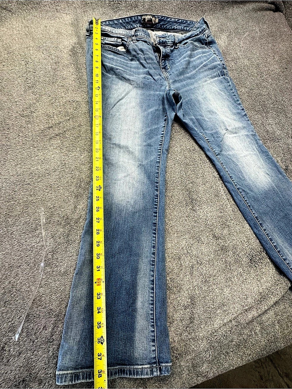 TORRID Vintage Stretch Mid-Rise Slim Boot Bootcut Jeans in Blue Size Large (16) - Picture 4 of 7